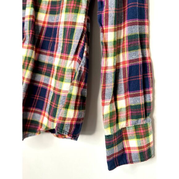 Eddie Bauer Women's Classic Plaid Shirt Size Small 100% Cotton G92 - Picture 7 of 13